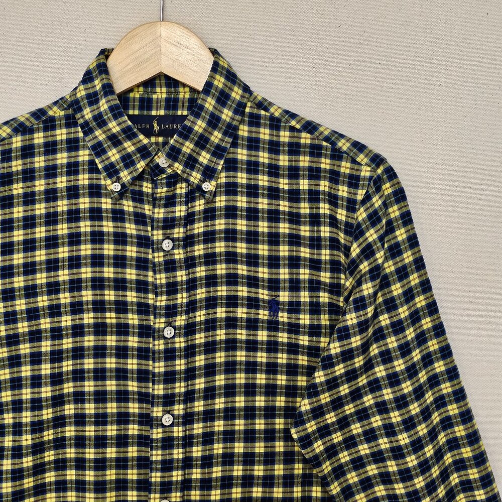 Ralph Lauren Light Flannel Button Down S